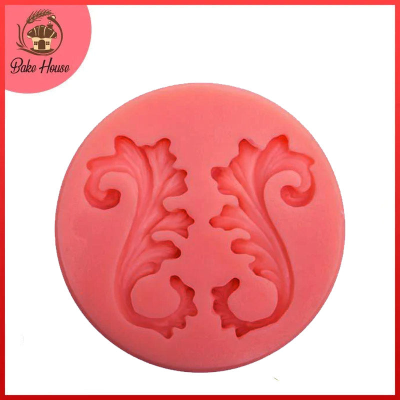 2 Side Cake Border Silicone Fondant Mold