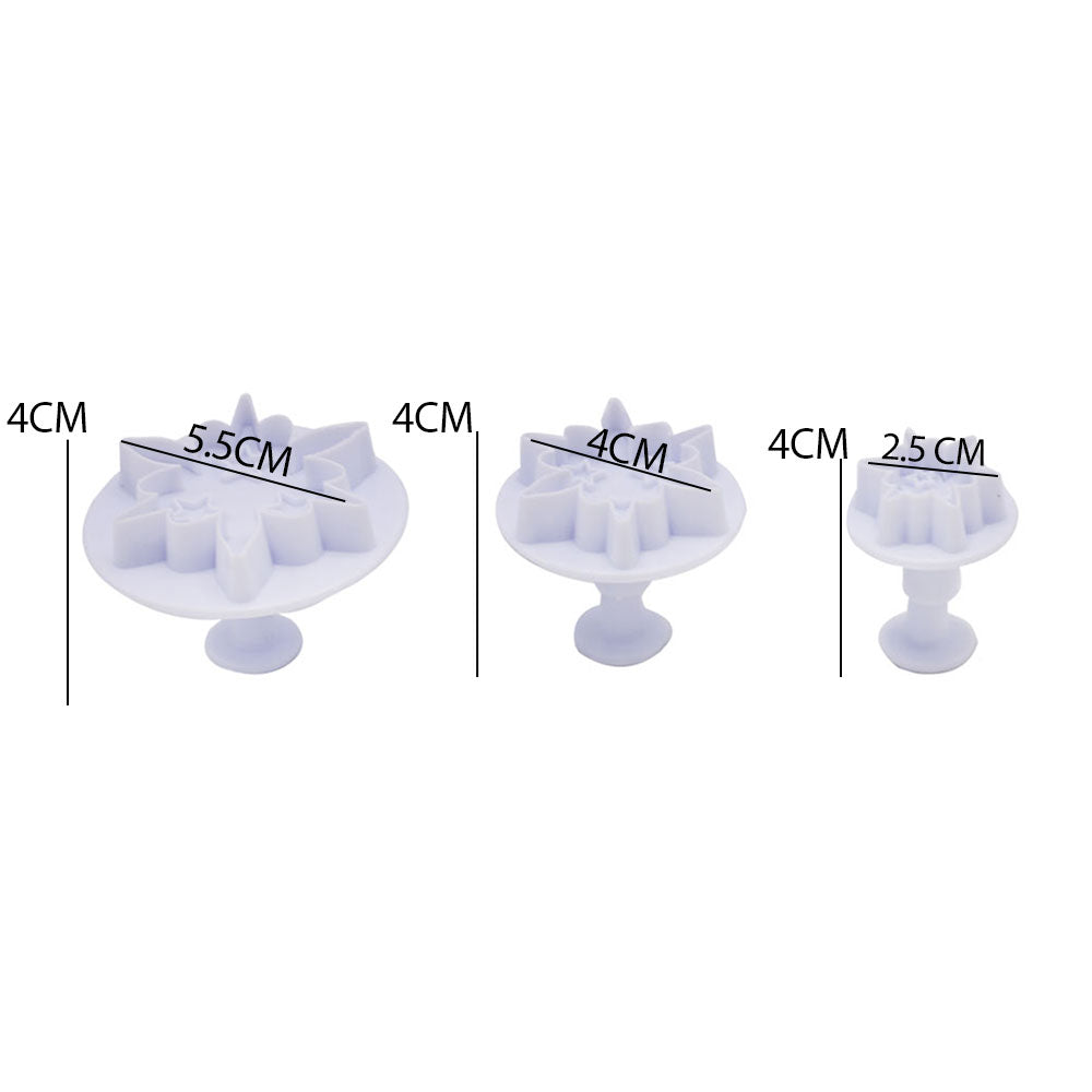 Twinkling Star Plunger Cutter 3Pcs Set