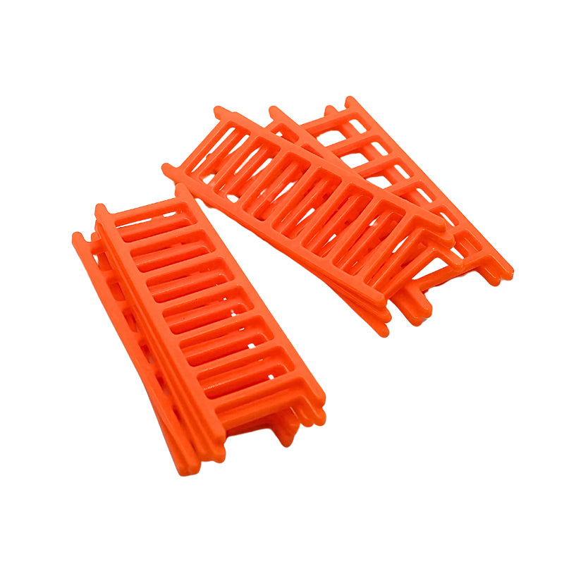 Mini Orange Ladder Cake Plastic 10pcs Set