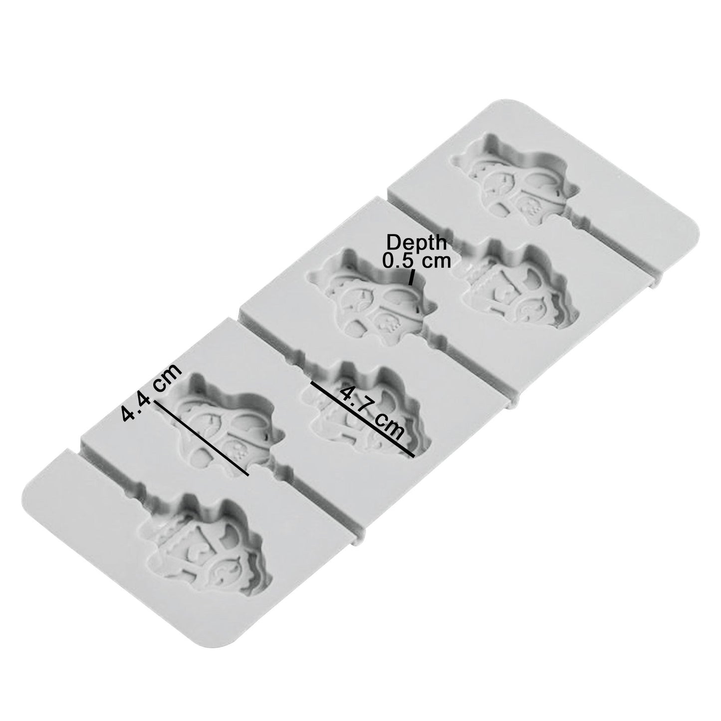 Angel And Demon Silicone Lollipop Mold 6 Cavity