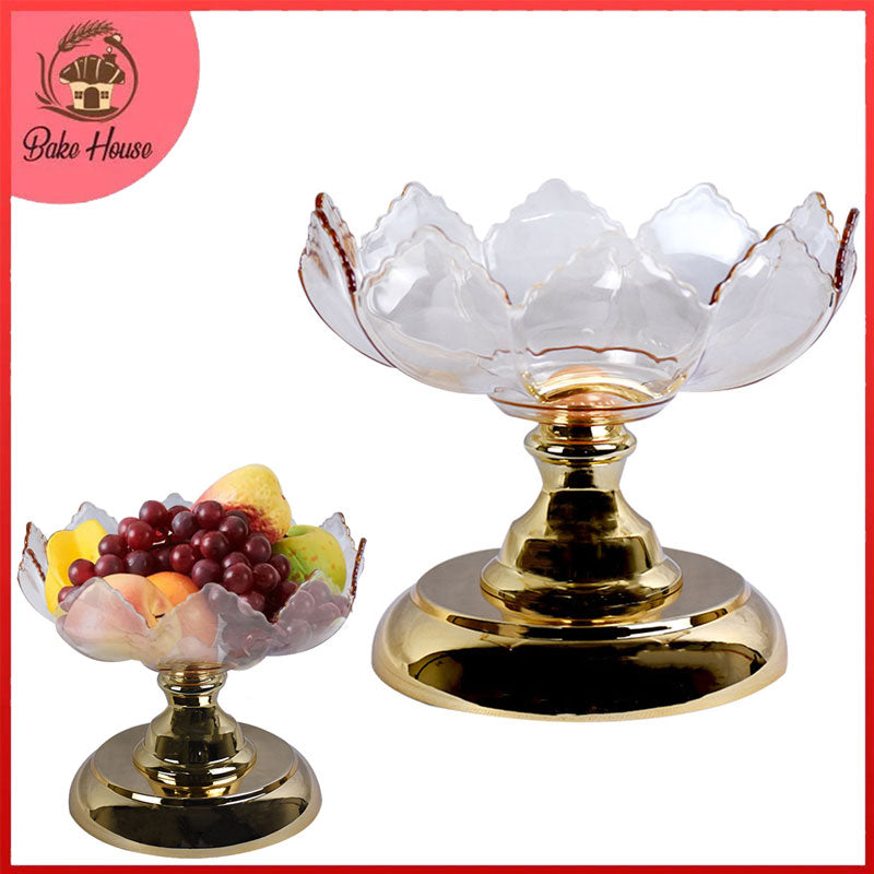 Ornamental Plastic Fruit Plate And Candy Bowl Centrepiece