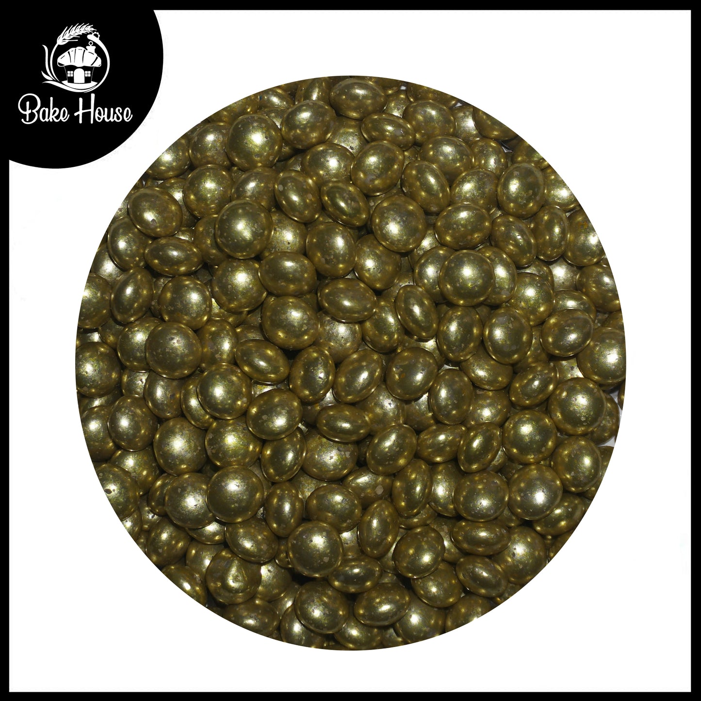 Bake House Metallic Gold Dome Edible Sprinkles