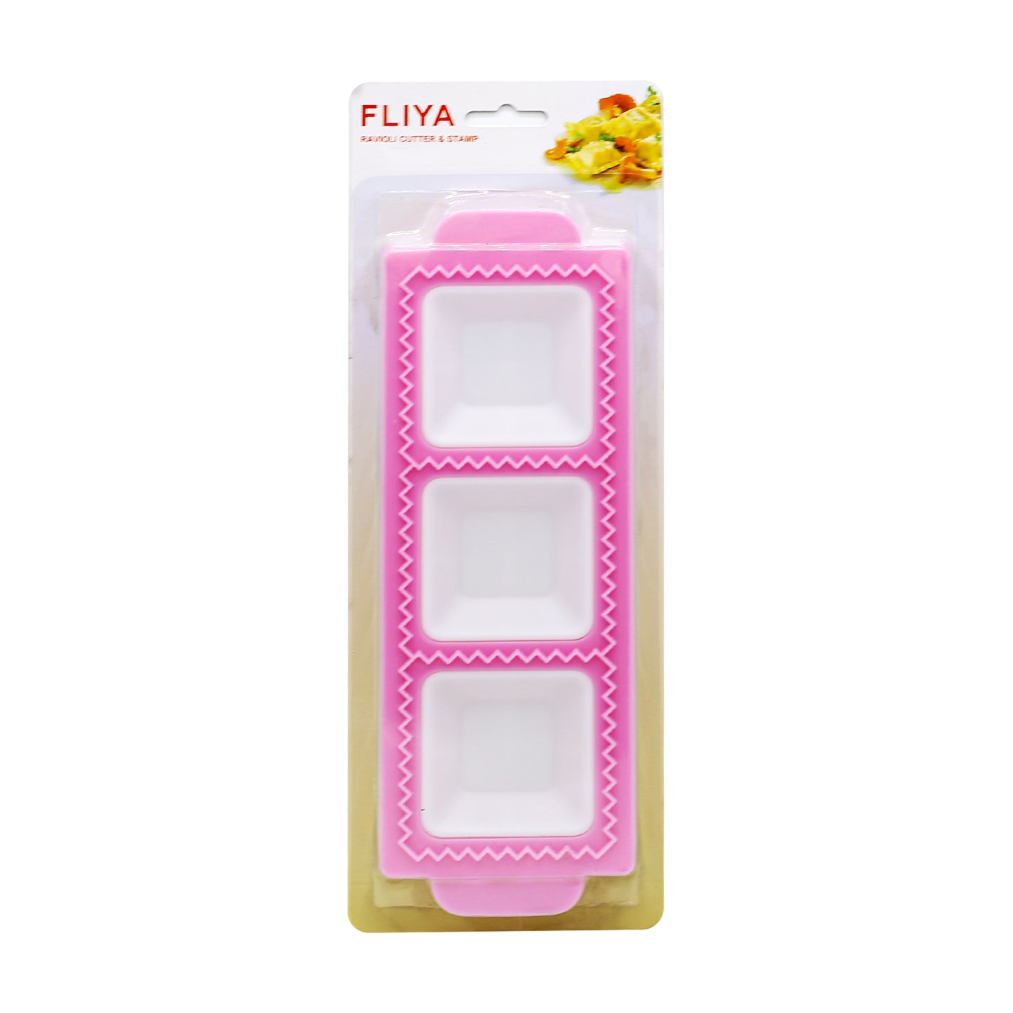 Fliya Square Cutter And Stamp 3 Cavity