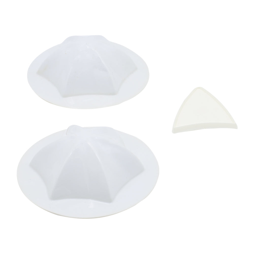 Umbrella Fondant cutter Plastic 2 Pcs set