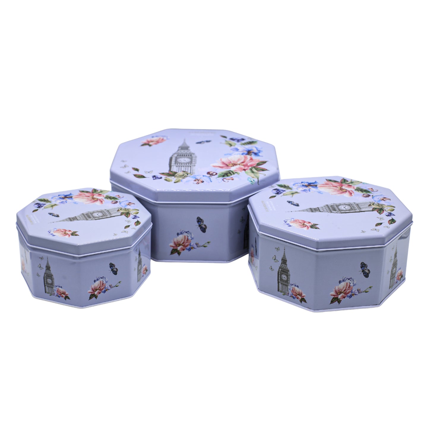 Octagon Shape Gift Box 3Pcs Set