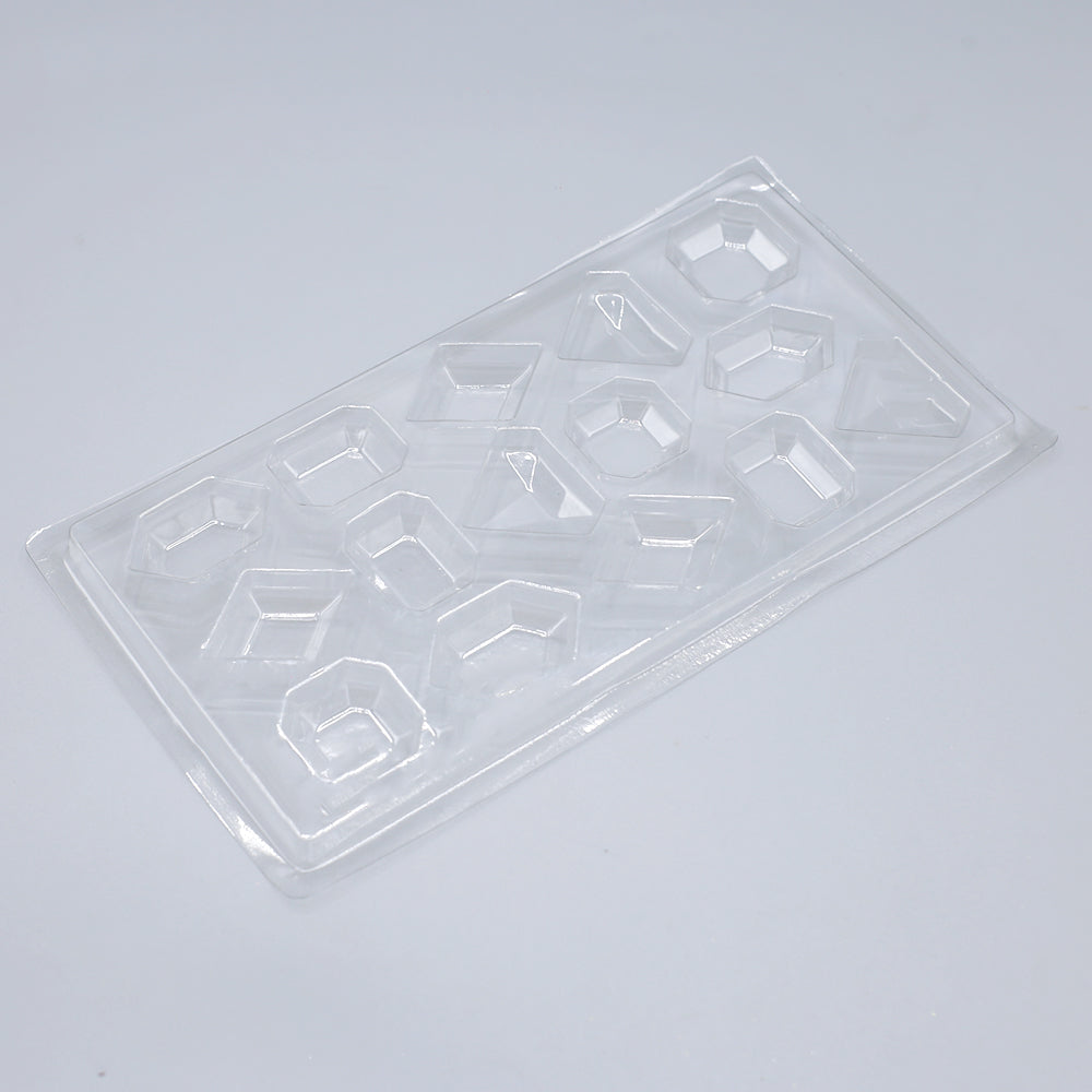 Diamond, Gems & Jewels Acrylic And Chocolate Mold 15 Cavity