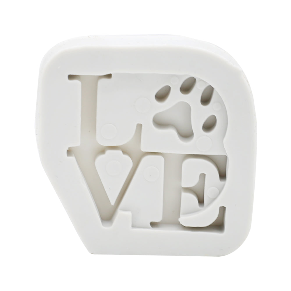 Love With Bear Paw Silicone Fondant Mold