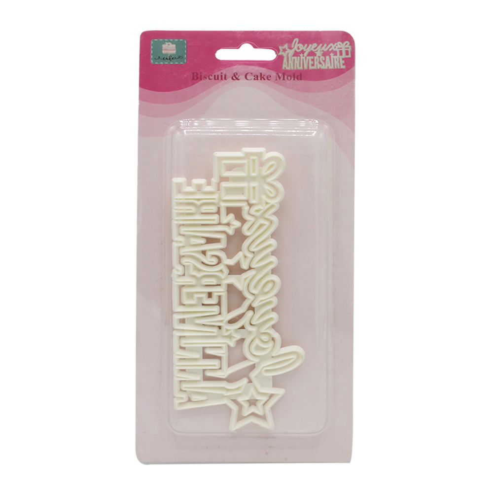 Loveux Anniversary Fondant Cutter