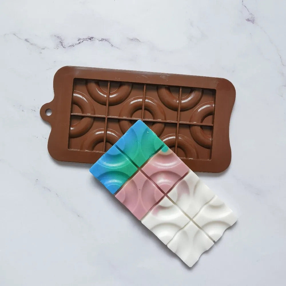 Donuts Design Chocolate Bar Silicone Mold