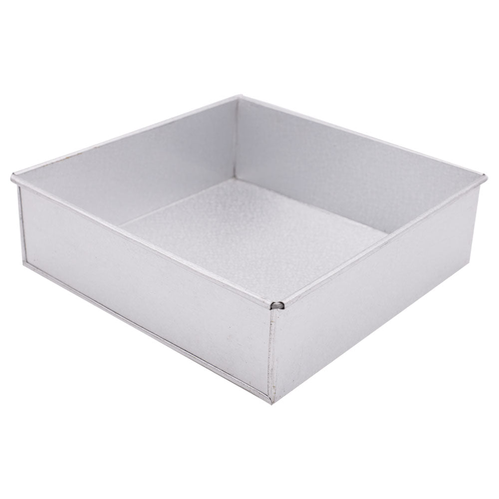 Square Cake Baking Mold Galvanized Steel 8 X 8 Inch
