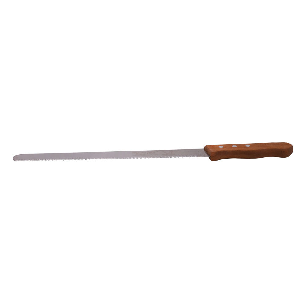 Cake Cutting Knife Steel With Wood Handle 11.5 inch