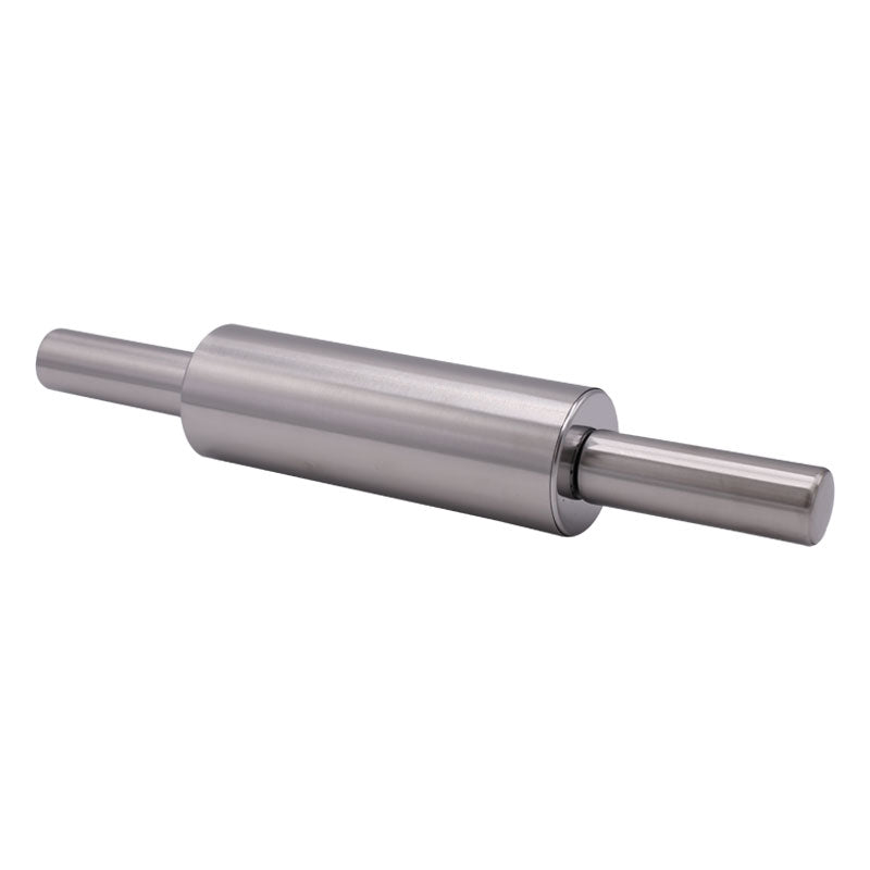 VOCEN Large Stainless Steel Rolling Pin 4cm Diameter