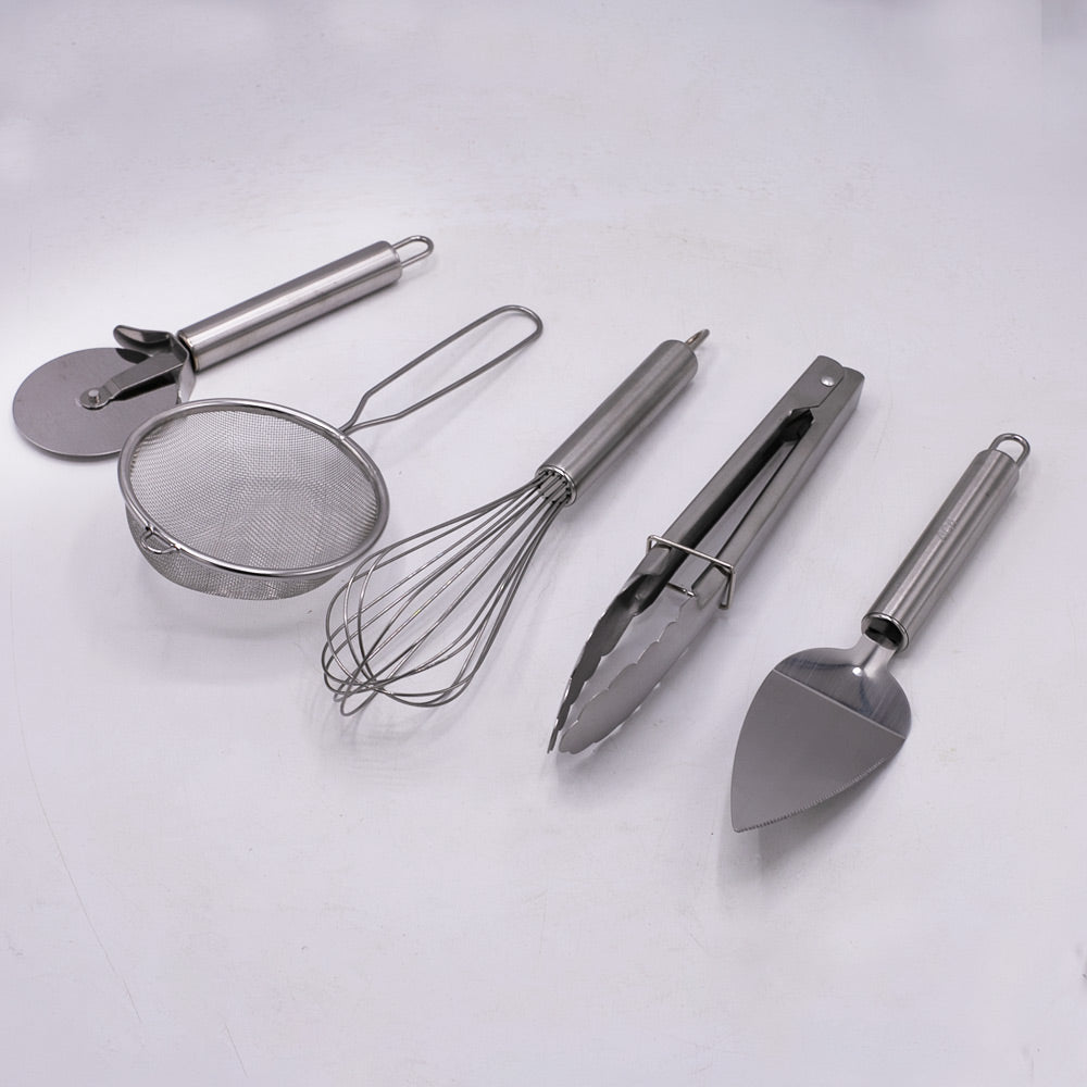 Pizza Tool Stainless Steel 5Pcs Set