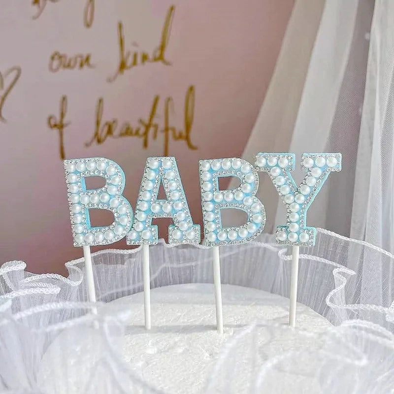 Baby Cake Topper Blue