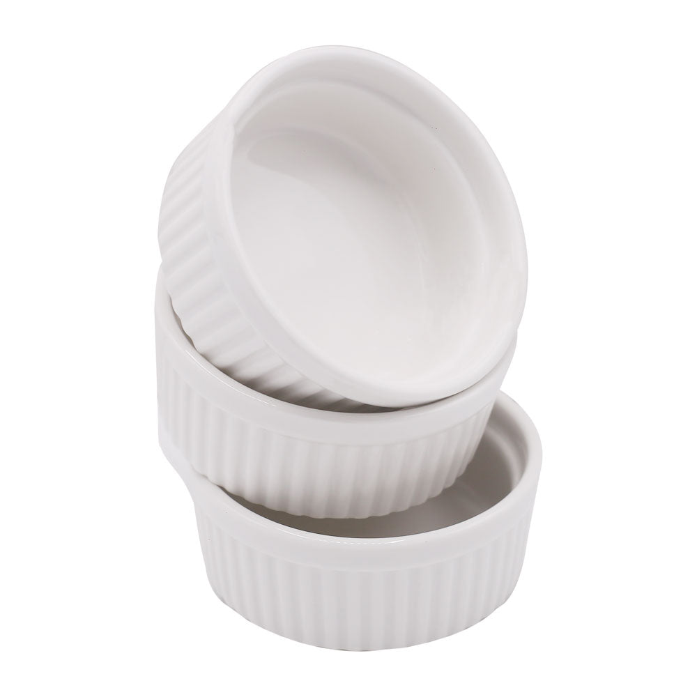 Ramekin Bowl Ceramic 3Pcs Set