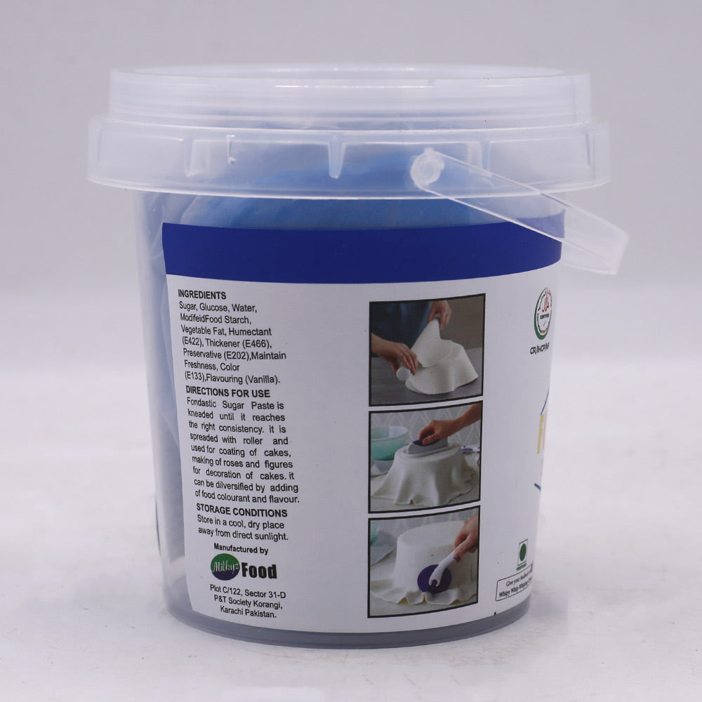 Milkyz Food Fondastic Deep Blue Fondant Sugar Paste 250gm