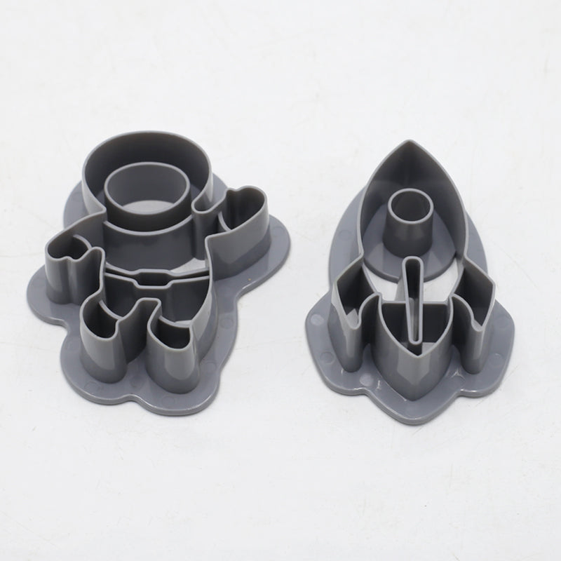 Space Theme Cookie Cutters 2Pcs Set