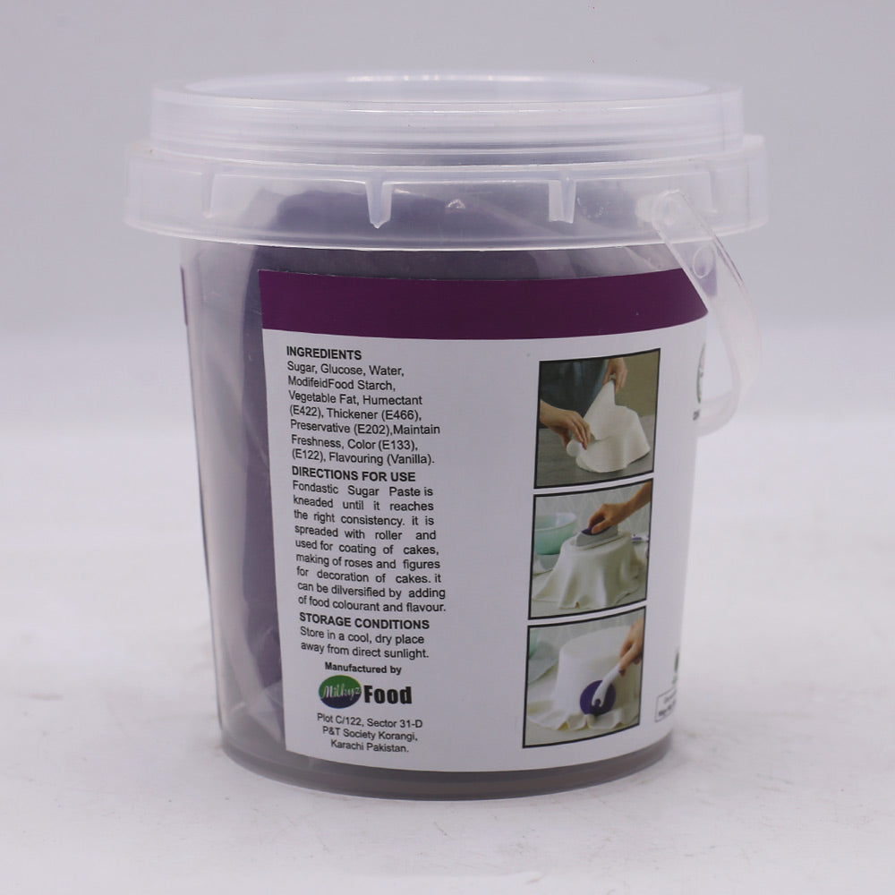 Milkyz Food Fondastic Purple Fondant Sugar Paste 250gm