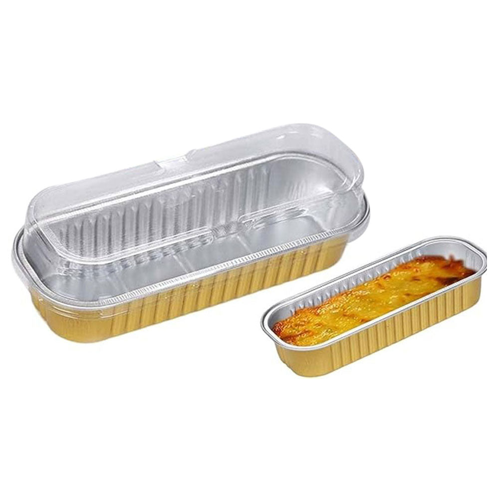 Disposable Aluminum Foil Loaf 5Pcs Set 16.5cm