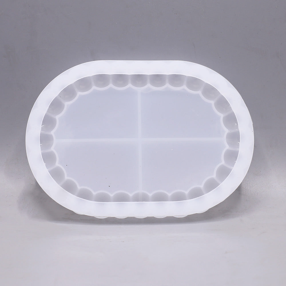 Oval Bubble Tray Silicone Chocolate Mold