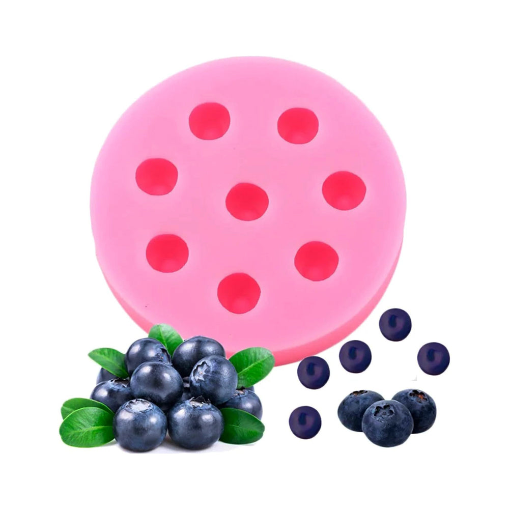 Round Silicone Fondant Mold 8 Cavity