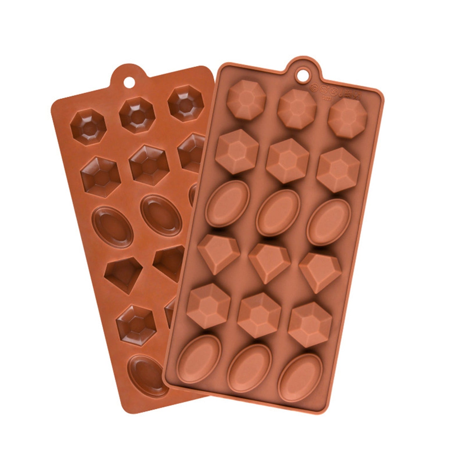 Gemstones Silicone Fondant And Chocolate Mold 18 Cavity