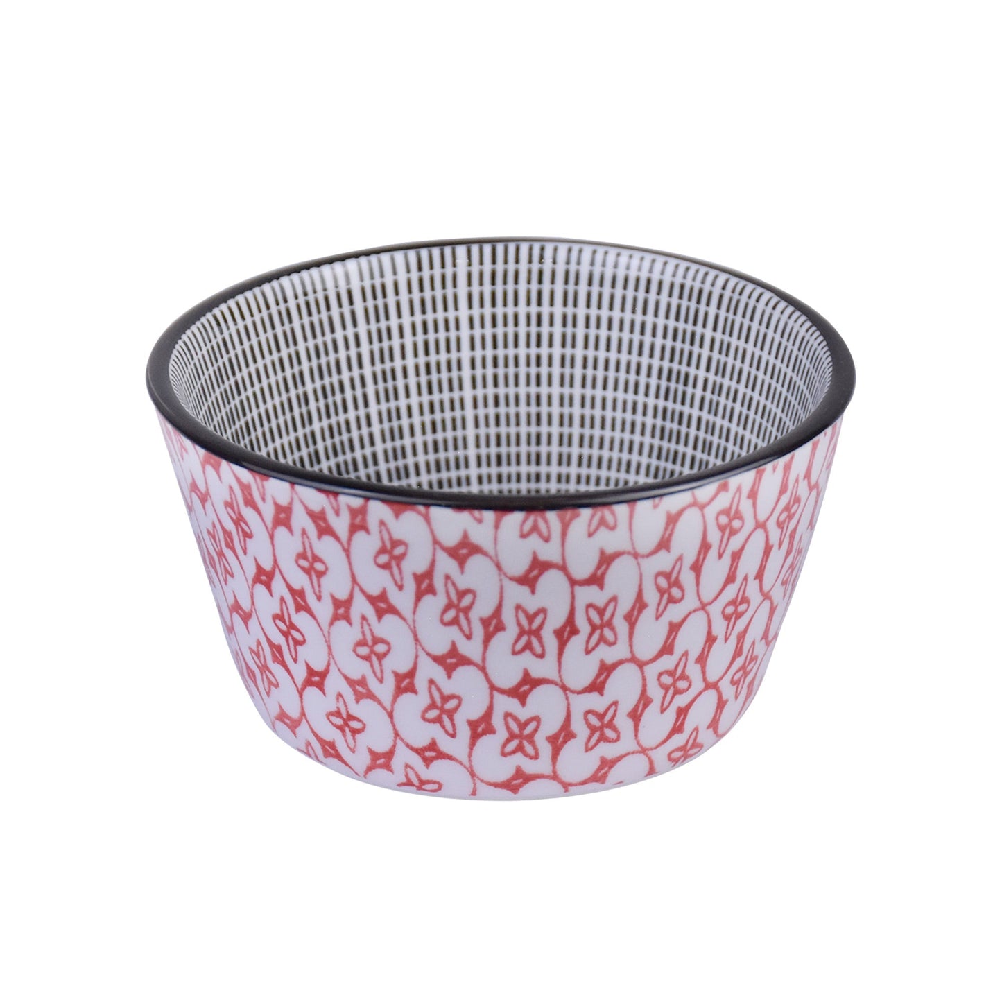 Danny Home Porcelain Black Dotline Small Bowl