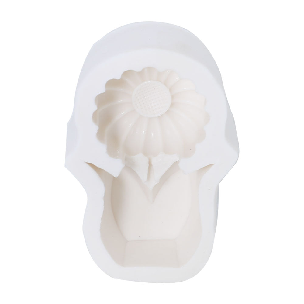 Daisy Flower Shape Silicone Candle Mold
