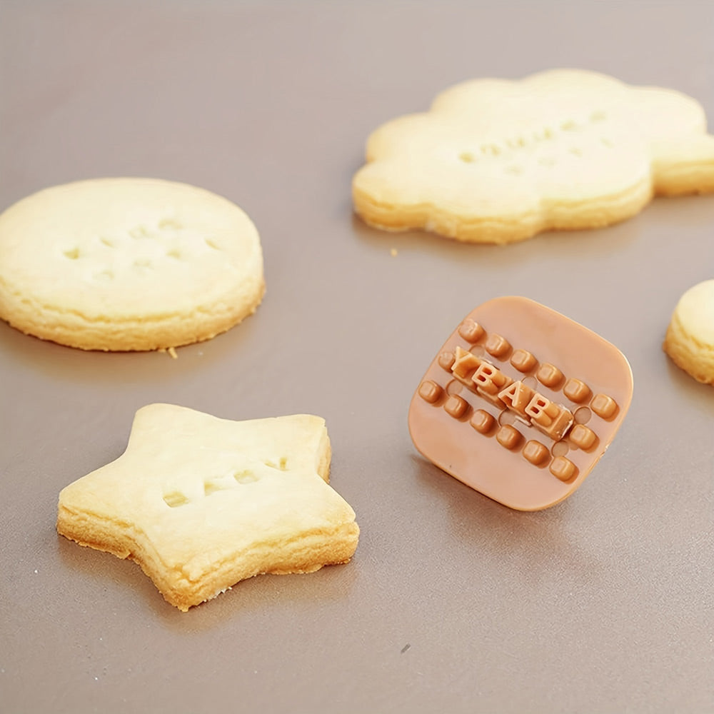Mini Alphabets, Numbers And Symbols Cookies Fondant Embosser