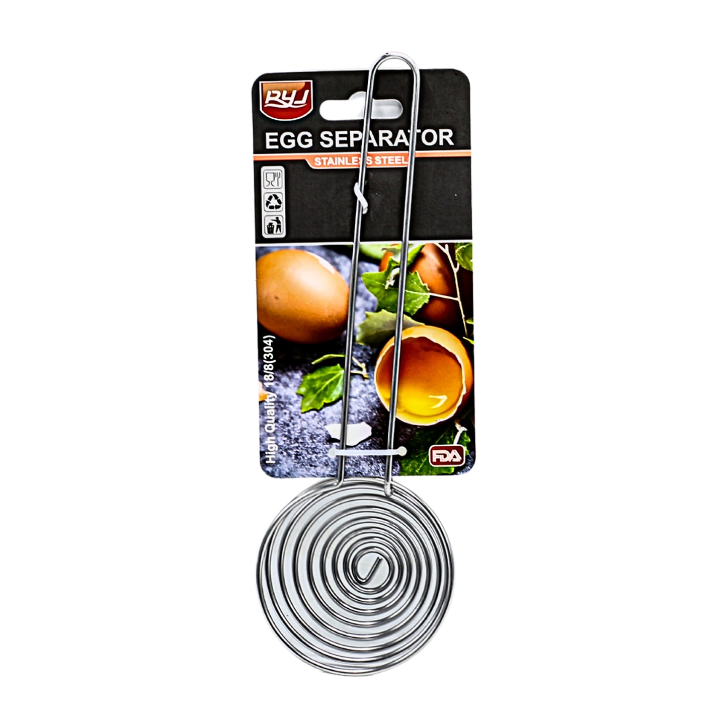 Stainless Steel Egg Separator With 21cm