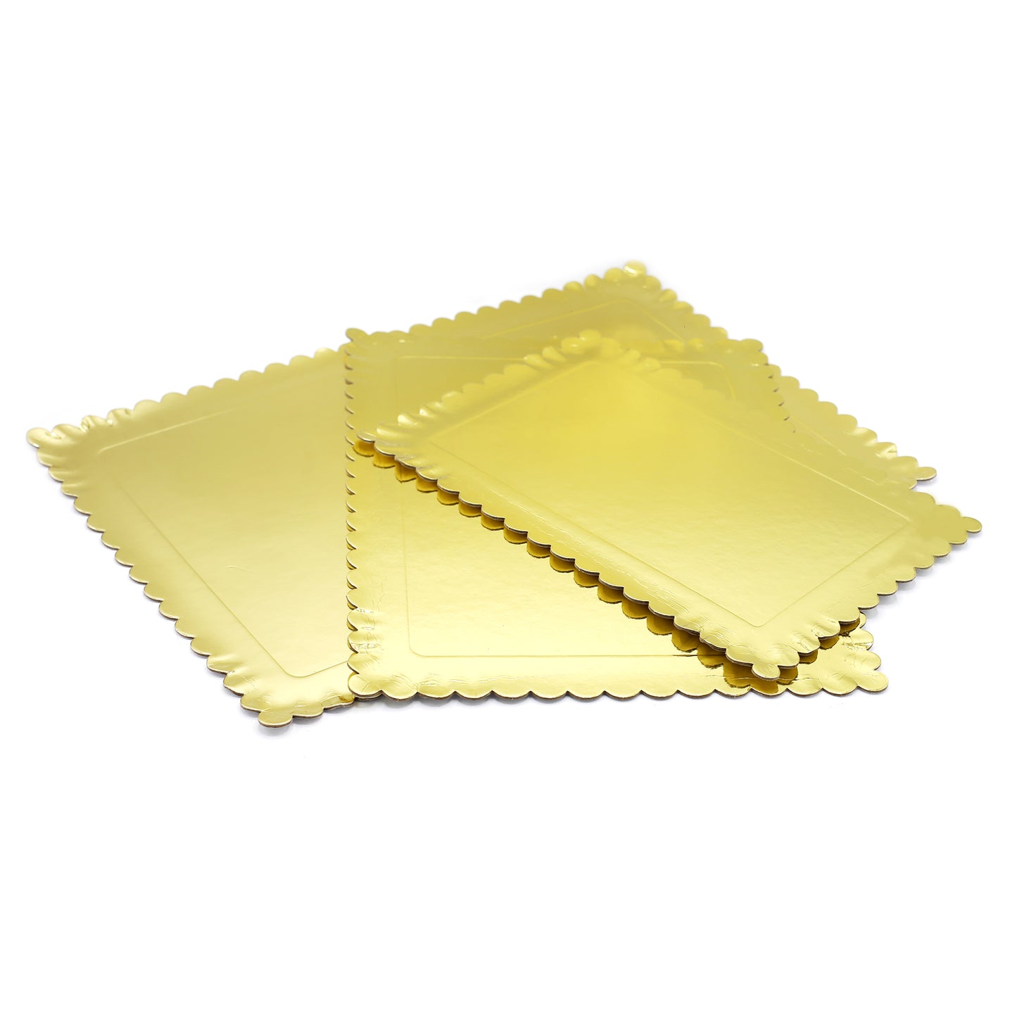 Dispossible Rectangle Serving Tray 3Pcs Set