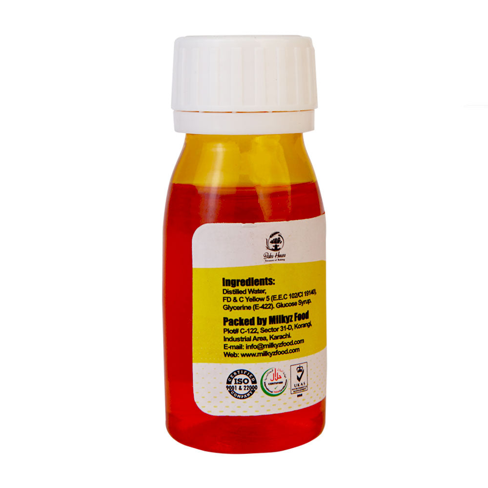 Milkyz Food Liquid Food Color Lemon Yellow 35ML Bottle