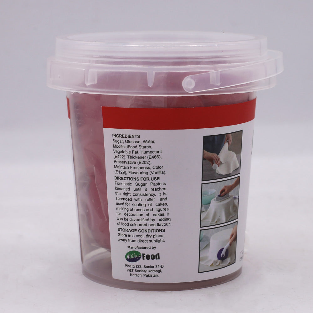 Milkyz Food Fondastic Red Fondant Sugar Paste 250gm