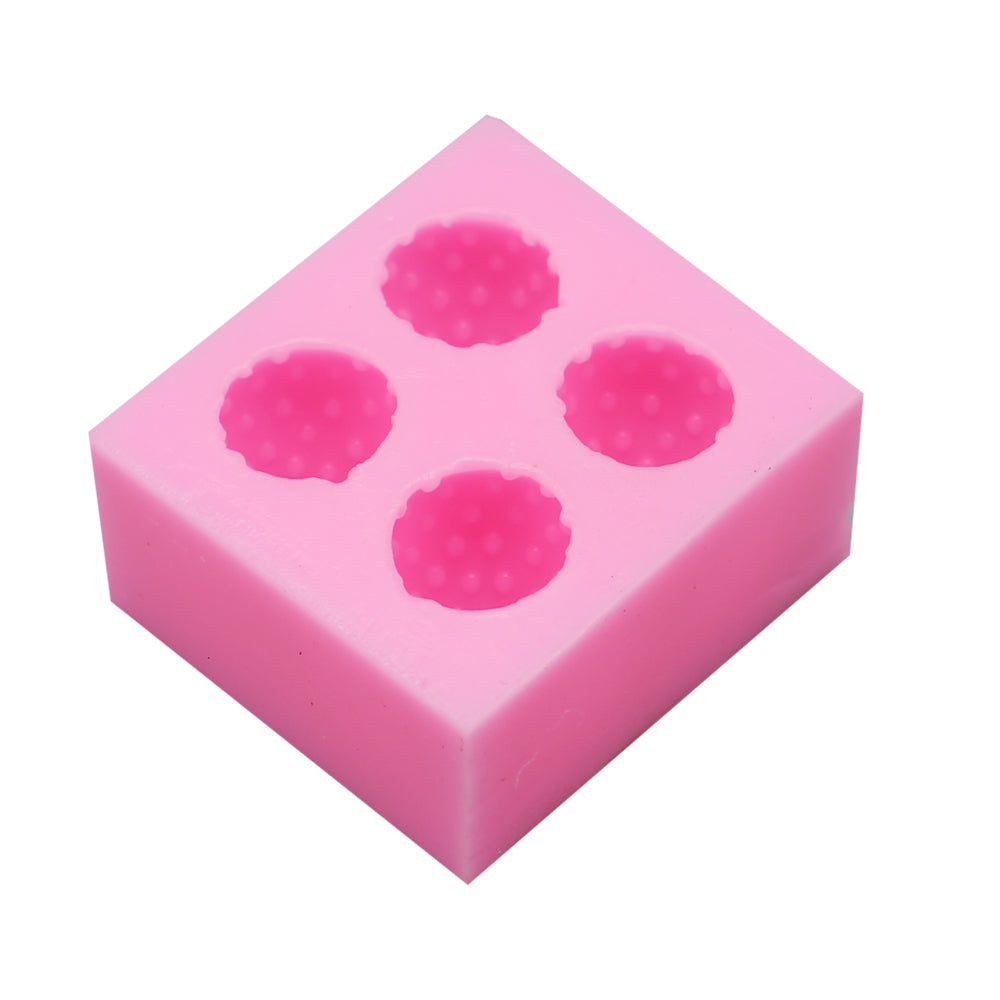Strawberry Silicone Fondant Mold 4 Cavity