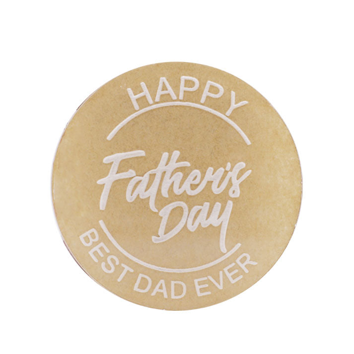 Happy Father's Day Best dad Ever Fondant Stamp Plastic