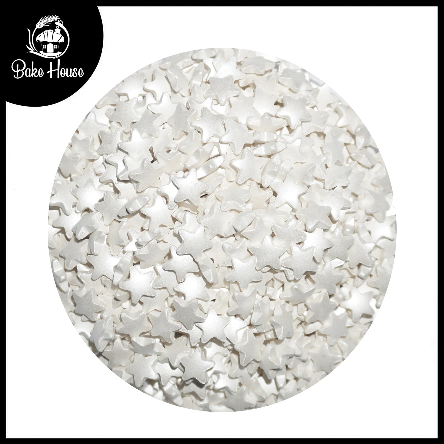 Bake House White Star Edible Sprinkles