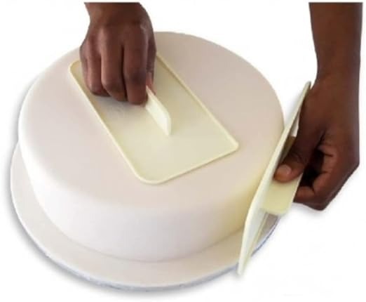Fondant Cake Smoother Polisher Plastic 2Pcs Set