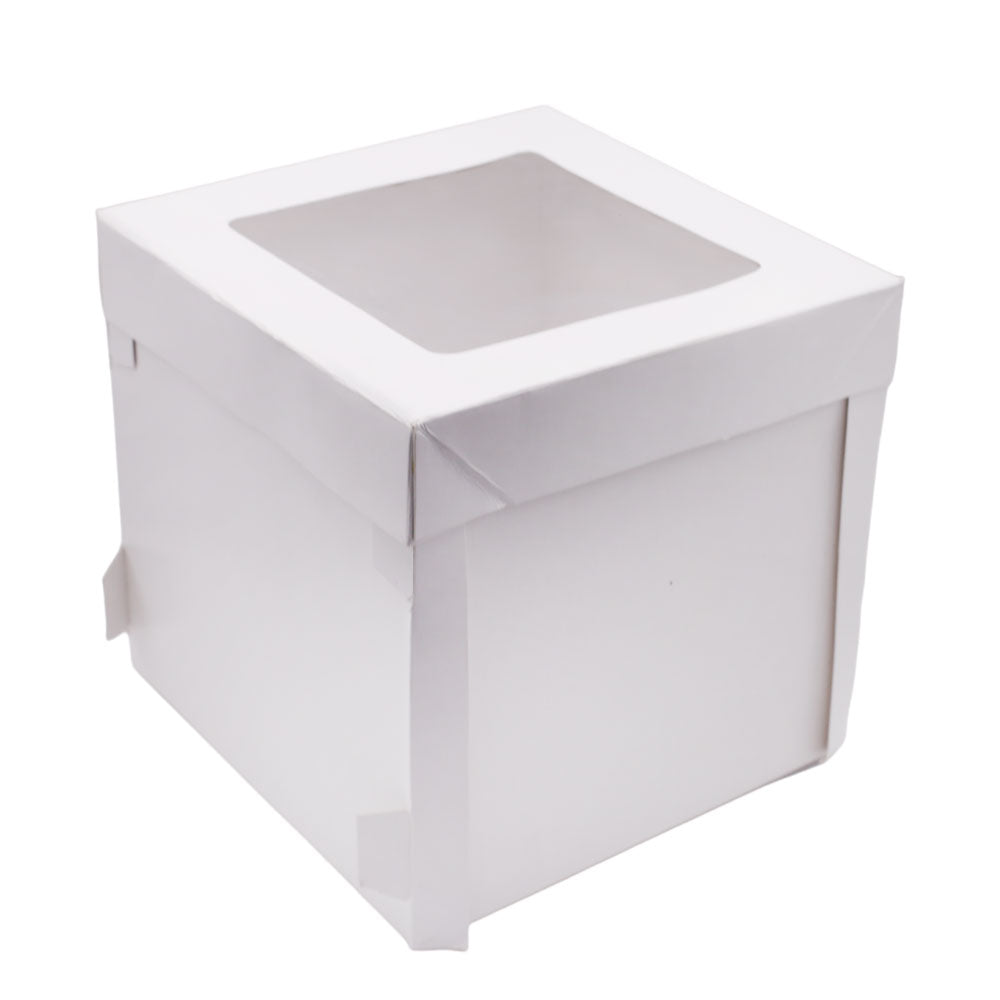 Cake Box 10 x 10 x 10 Inch With Window Lid
