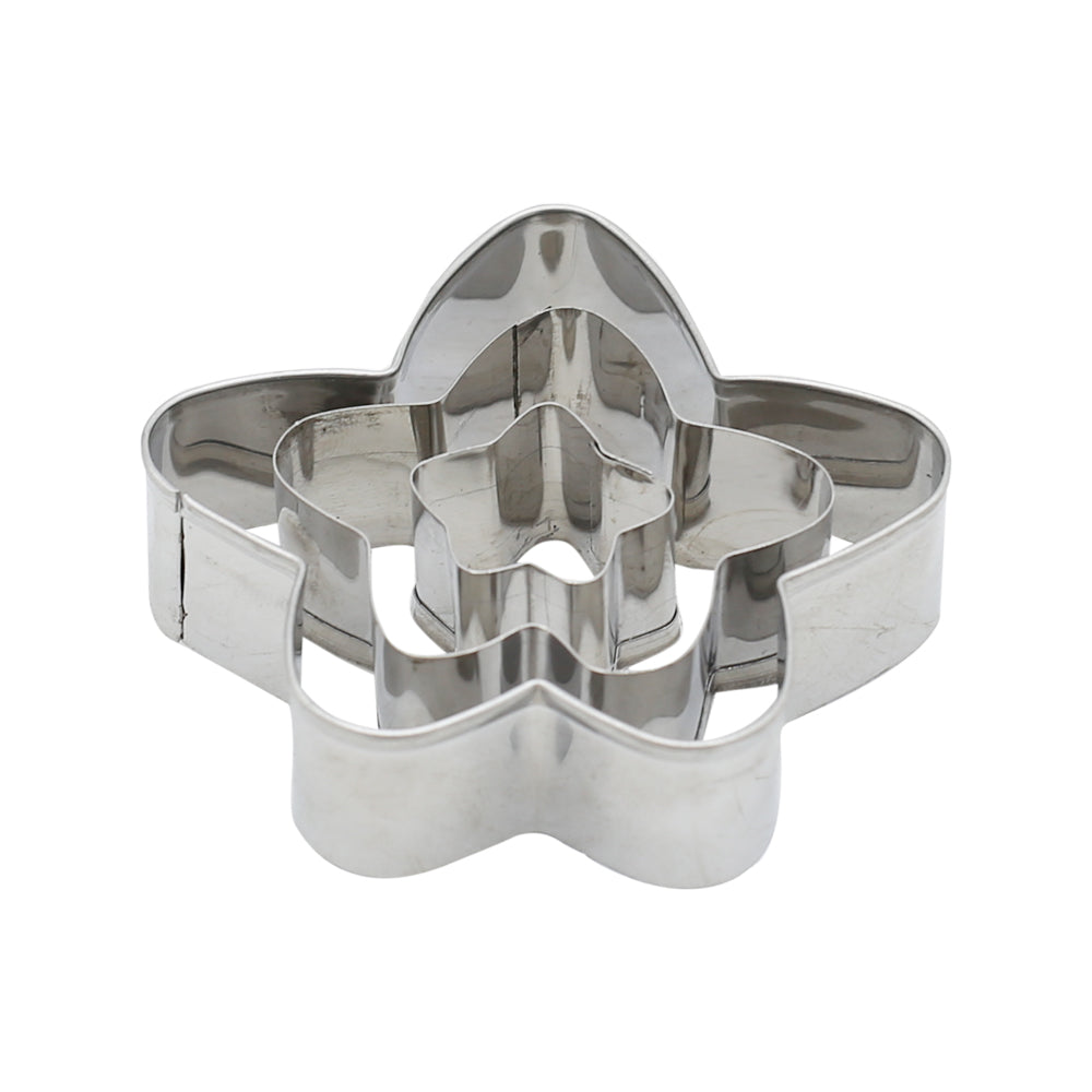 5 Petal Flower Fondant cutter 3Pcs