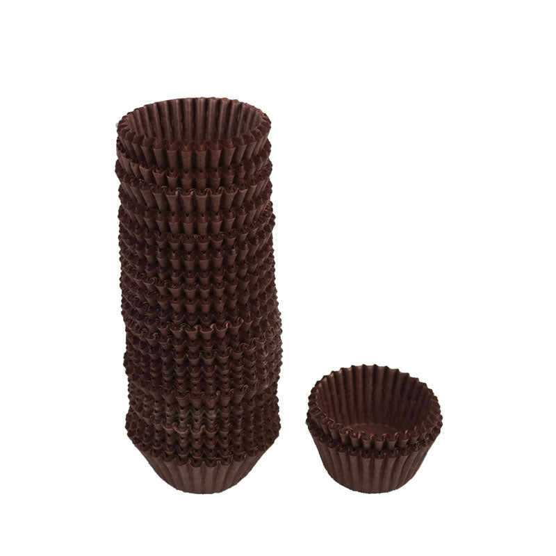 Brown 1000 Pcs Paper Baking Cupcake Muffin Liners, Wrappers 6cm