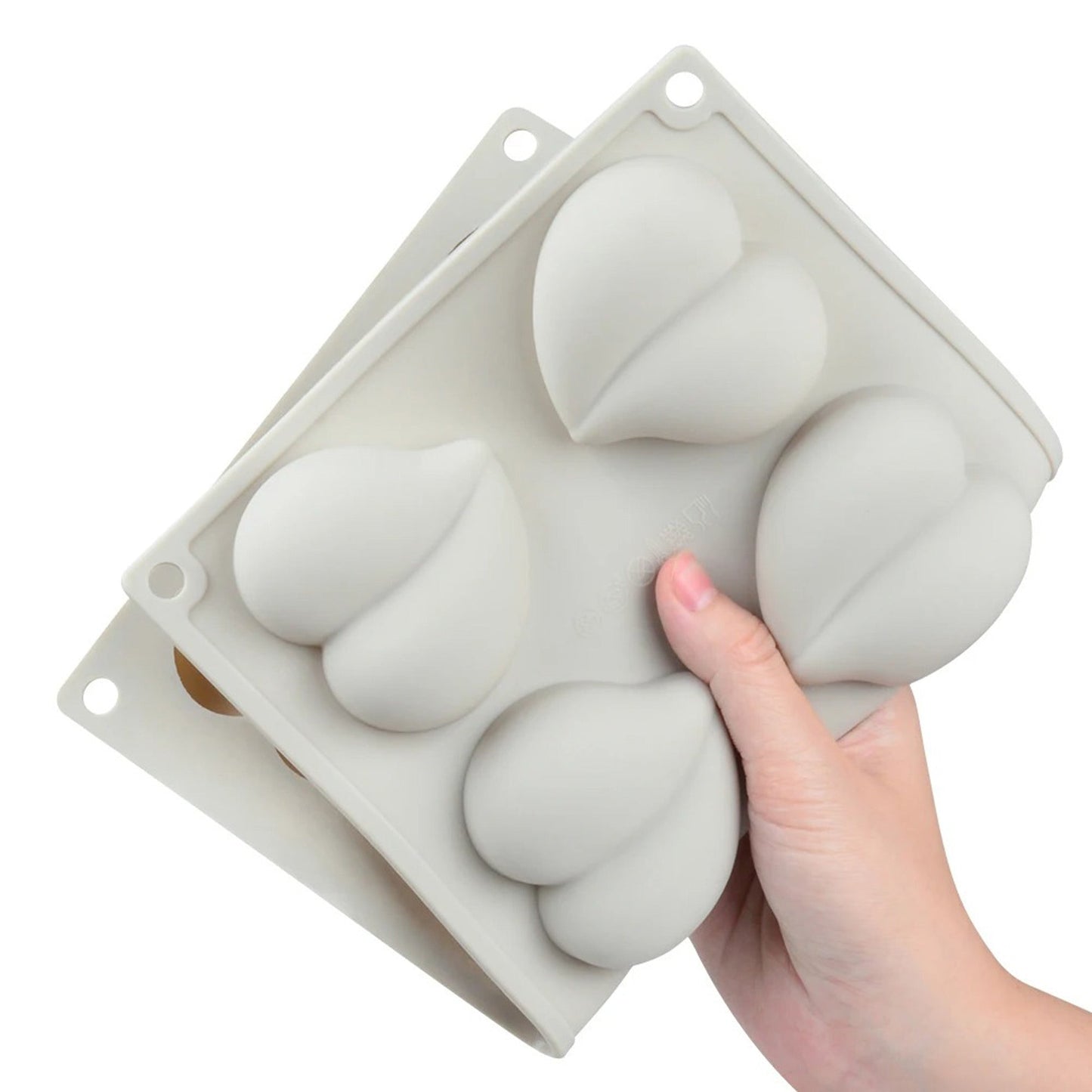 Tear Drop Heart Silicone Fondant & Chocolate Mold 8 Cavity