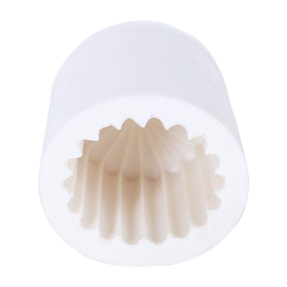 Ribbed Texture Silicone Candle Mold