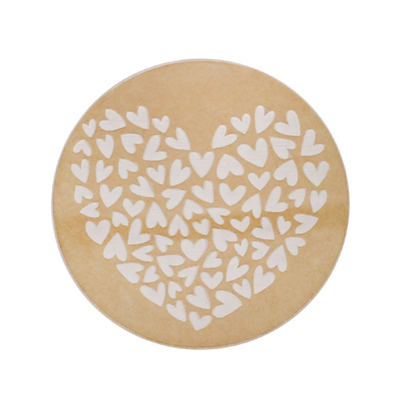 Heart Design Fondant Stamp Plastic