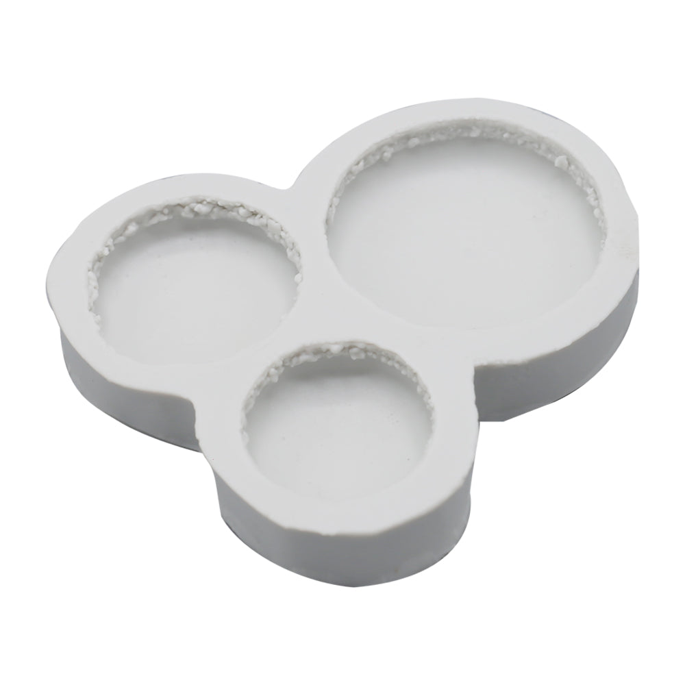 Macaron Silicone Fondant Mold 3 Cavity