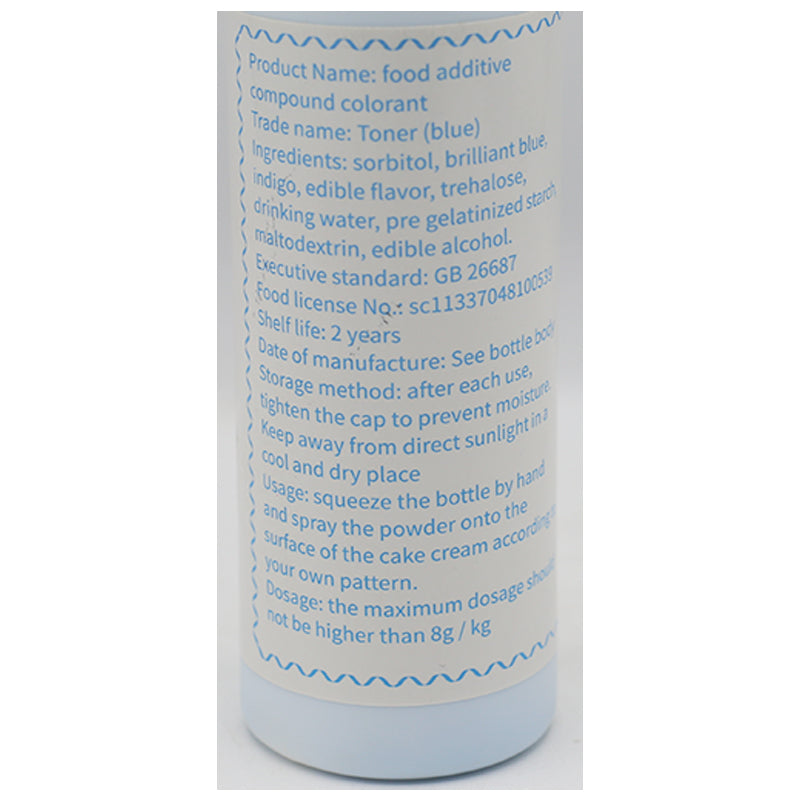 Blue Toner Food Decoration 70g