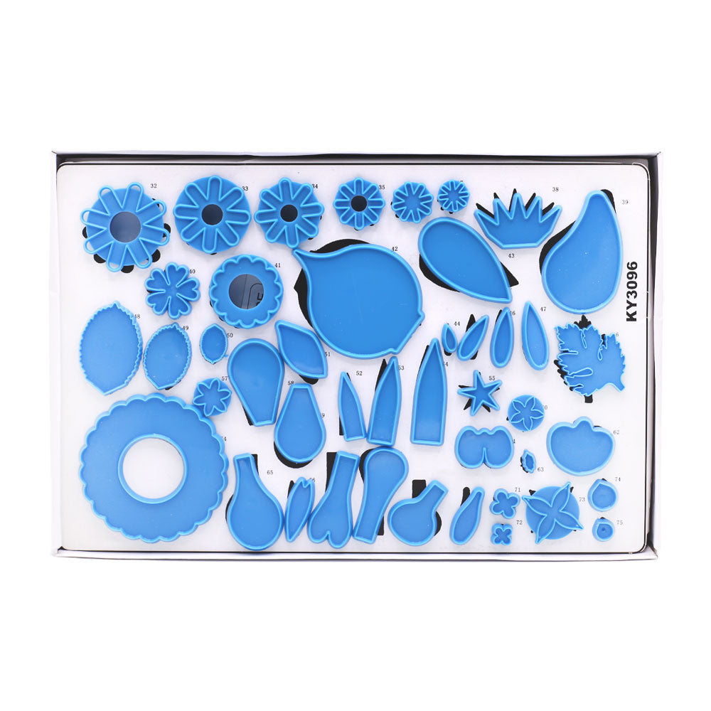 Flower And Foliage Cutters 75 Pcs Set