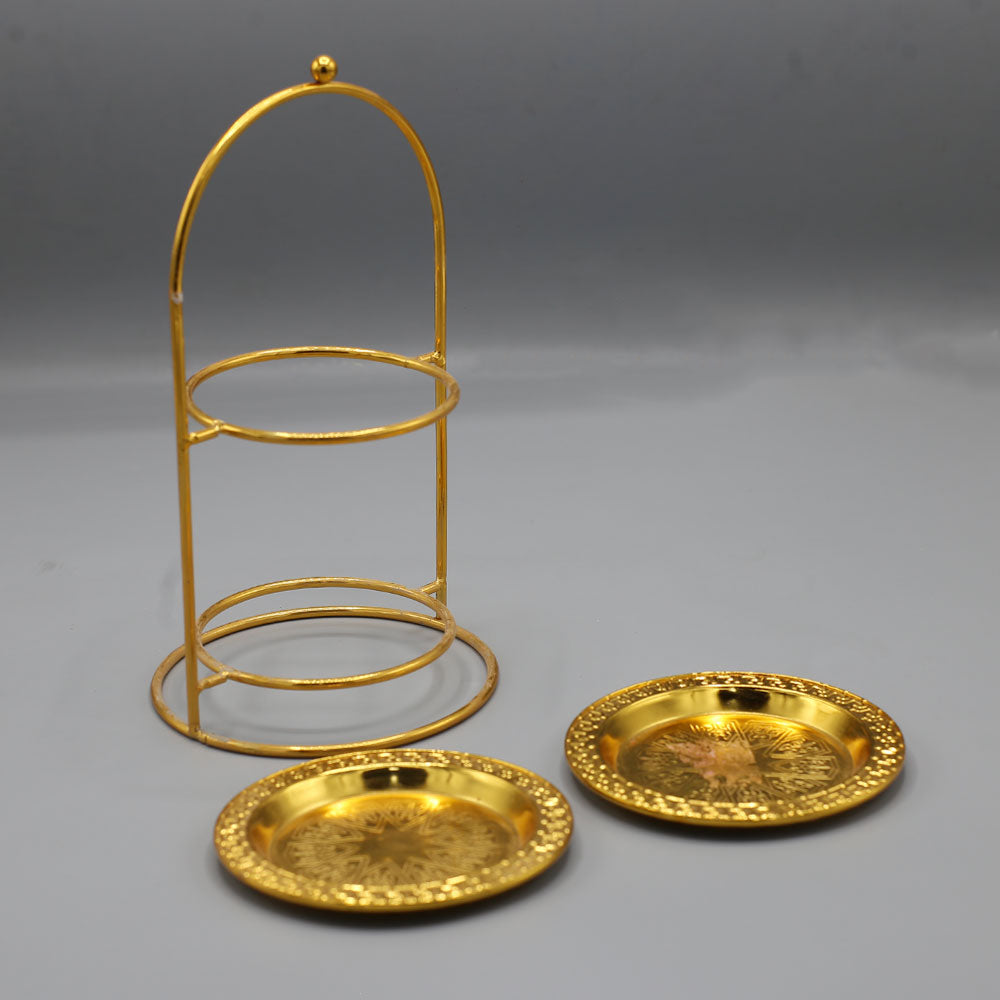 2 Tier Fruit Cake Stand