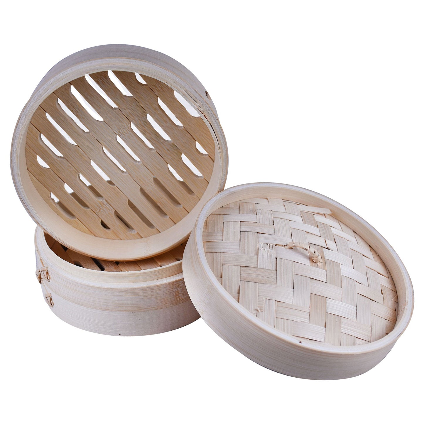 Newburry Bamboo Momos Steamer 2 Tires Extra Large