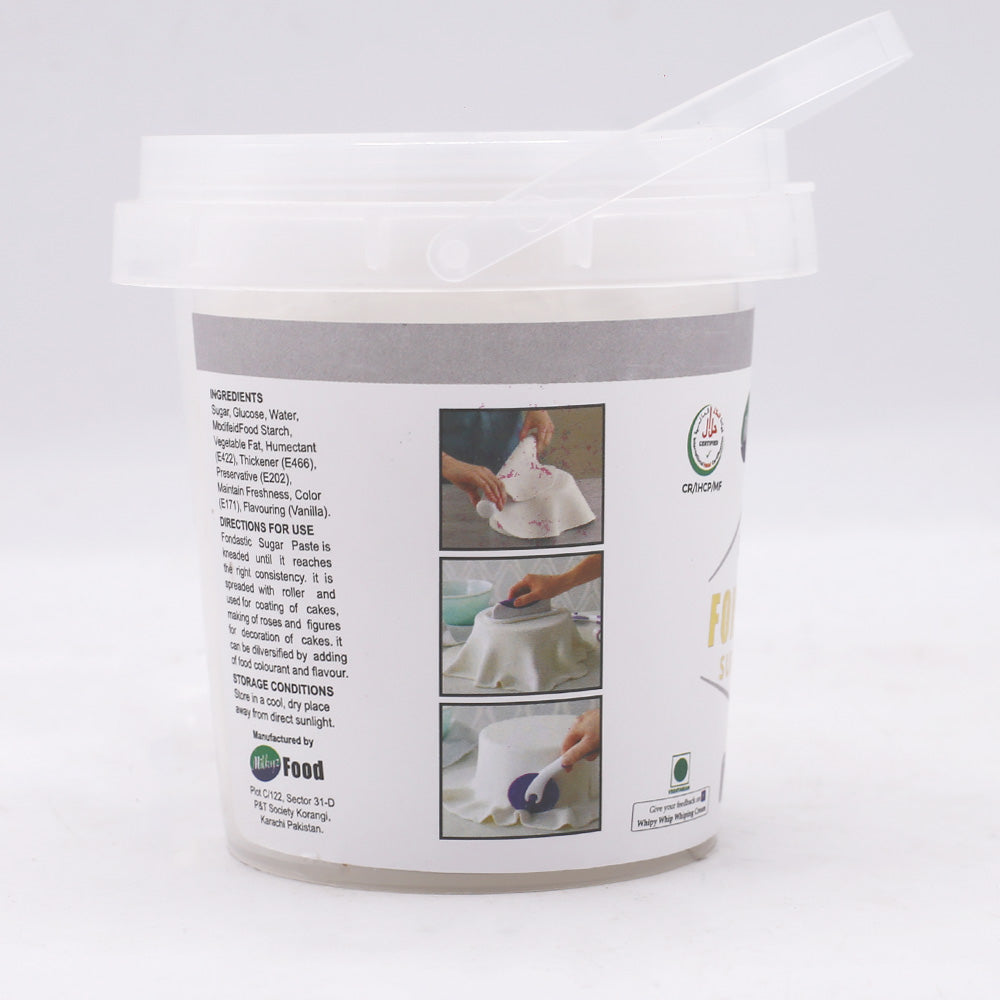 Milkyz Food Fondastic White Fondant Sugar Paste 250gm