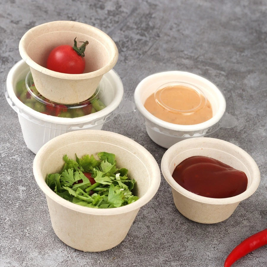 Sugarcane Bagasse Mini Sauce Container